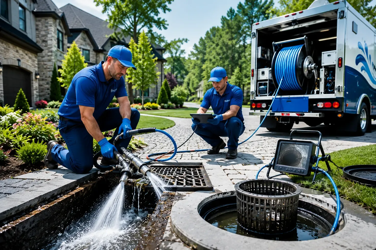 Local outdoor drain cleaning professionals in Stoy, IL